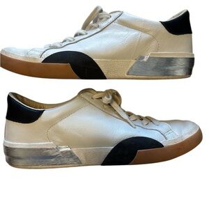Dolce Vita White and Black Sneakers with Minimalist Design